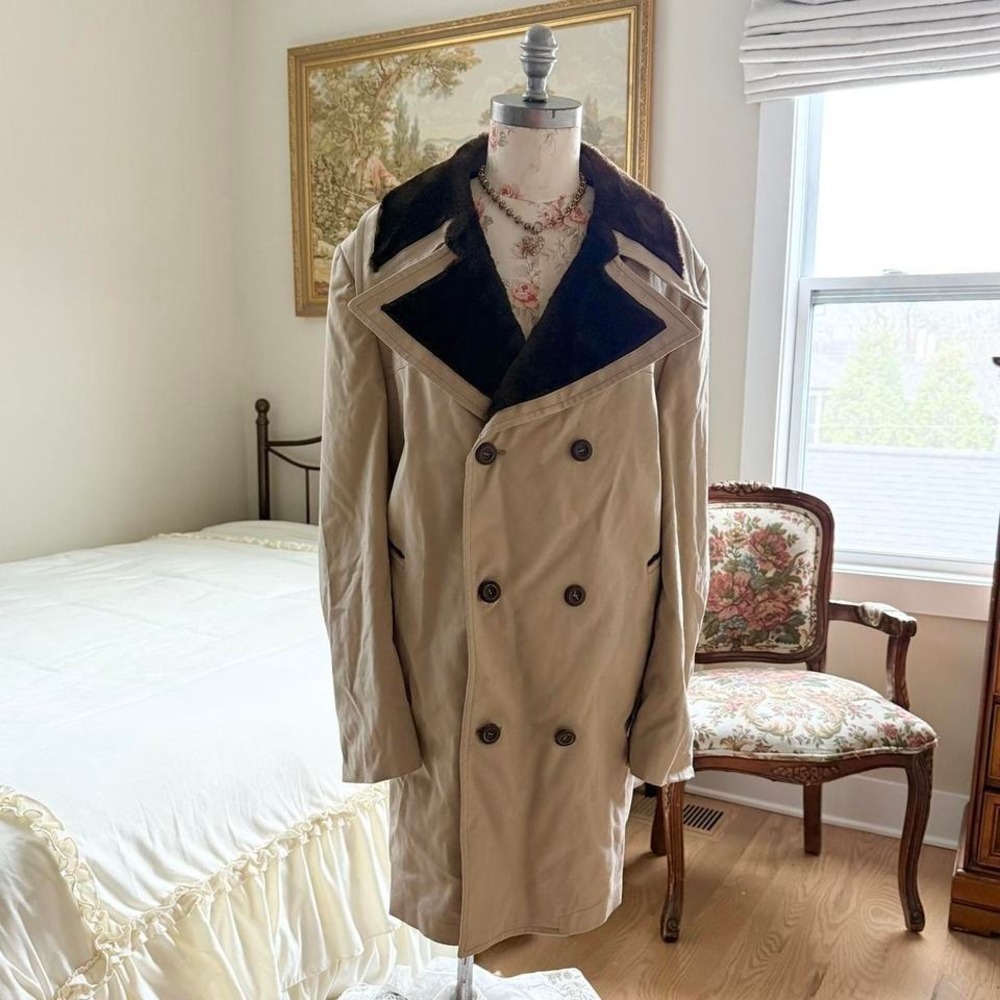 70s tan trench coat London Fog‎